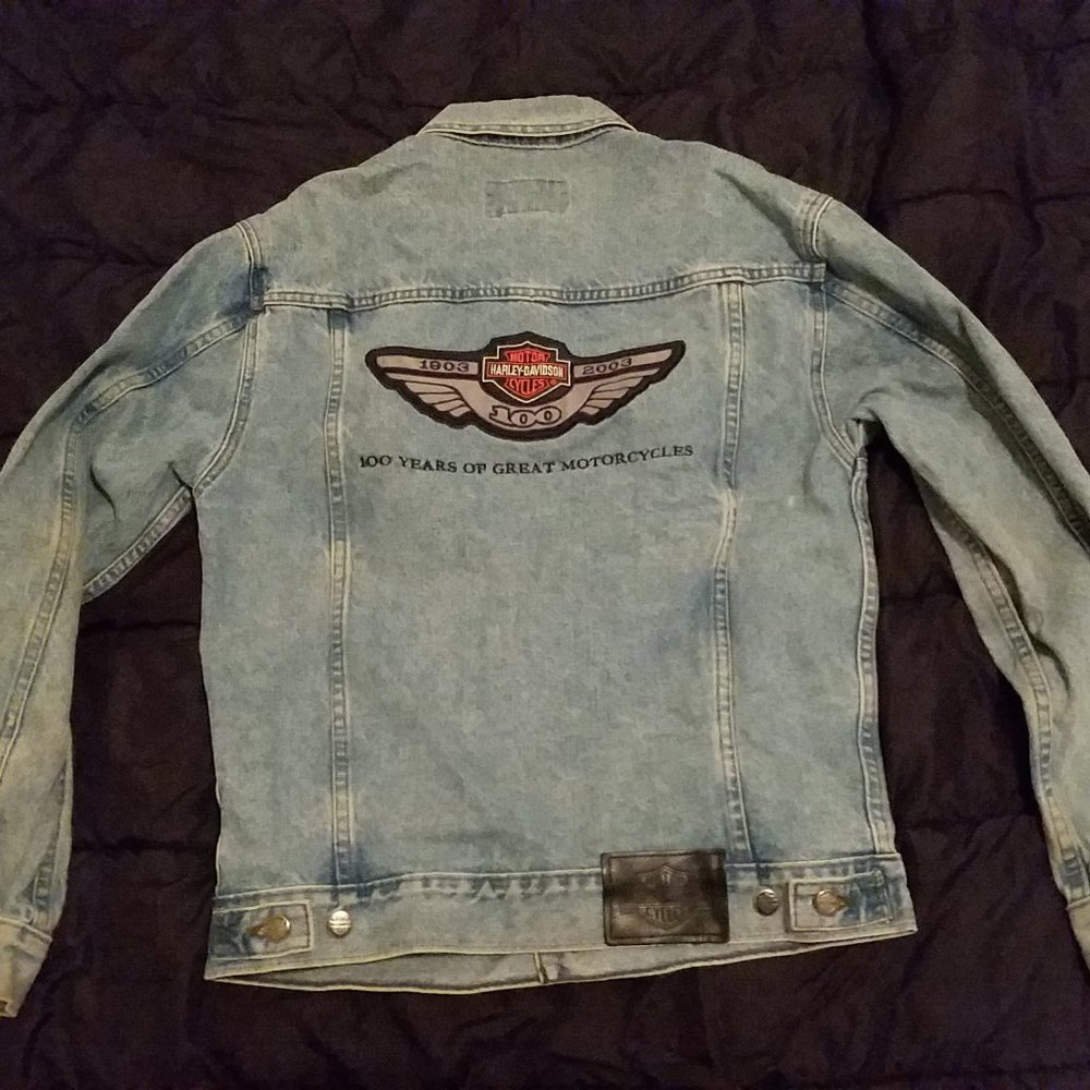 Harley Davidson 100th Anniversary Denim Jacket